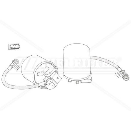 Filtr paliwa SN 70455 | OptimaFiltr
