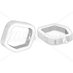 Filtr powietrza SA 5059 | OptimaFiltr